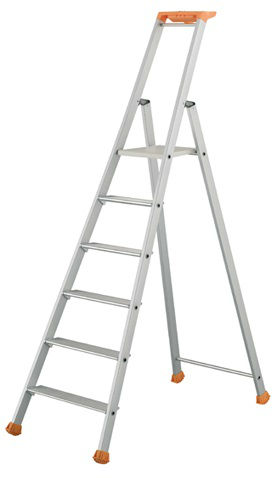 Industrietrap 6 treden 132 cm stahoogte