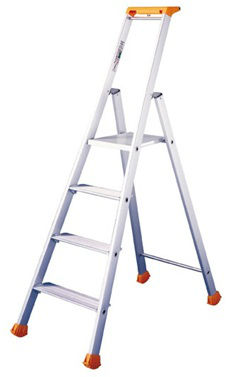 Industrietrap 4 treden 88 cm stahoogte