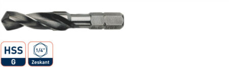 HSS-G Boor-Bit 5,5mm L50-Spiraal 26mm.