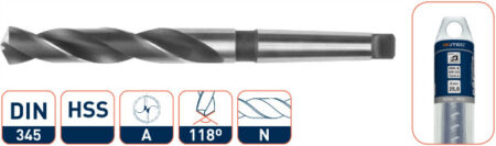 HSS Spiraalboor MK-2 DIN345N 22,25x248mm