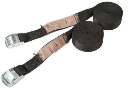 Sjorband 25mm gesp zwart 2,5m eindloos