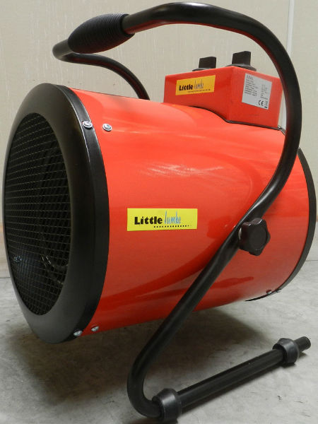 Heaterkanon 230V 1,5-3kW output 350m3/u