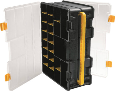 Robuuste dubbelzijdige opbergkoffer met