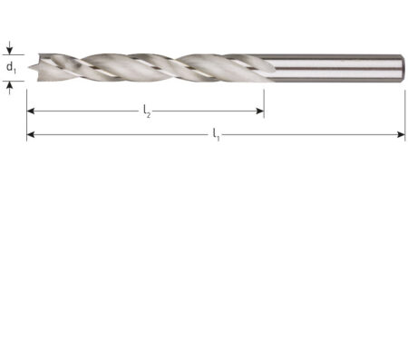 HSS-G Houtspiraalboor 13mm L1=110, L2=70