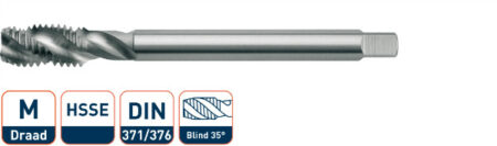 HSSE machinetap DIN371 M 3x0,5 blind