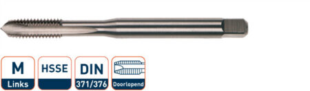 HSSE Machinetap DIN 371B links M8x1,25