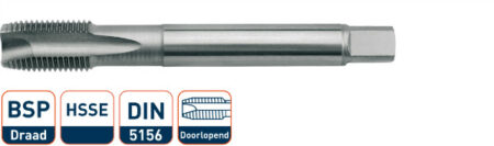 HSSE machinetap BSP gas 5/8"