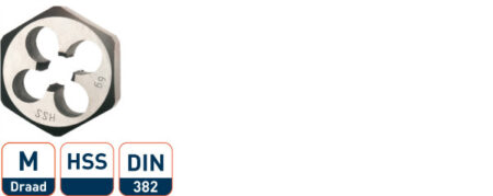 HSS zeskant snijmoer DIN 382 M24