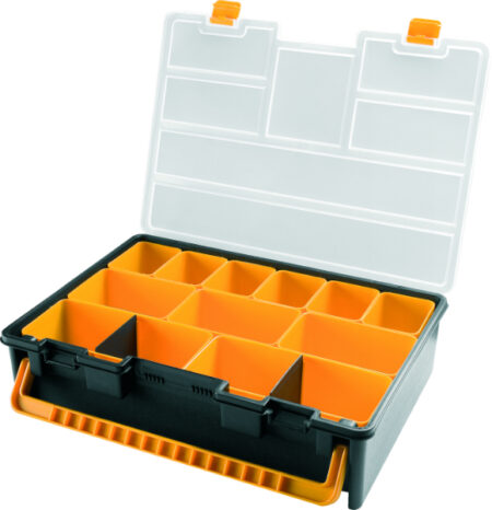 Opbergkoffer 44x32x11 cm met 11