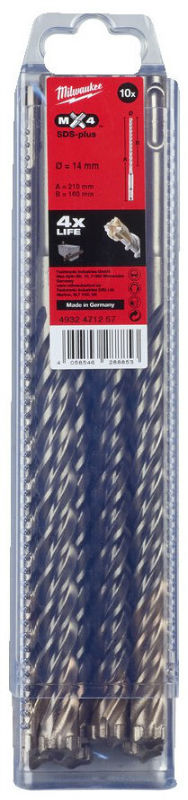 Milwaukee MX4 H.boor 14x150/210 VPE-10