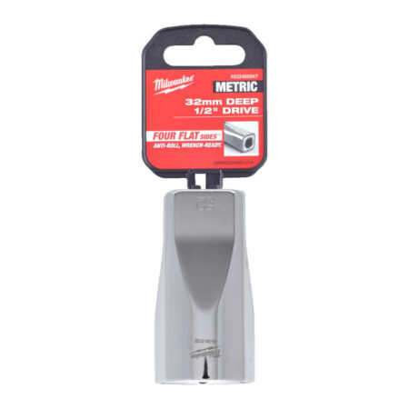 1/2" lange dop metrisch 32mm