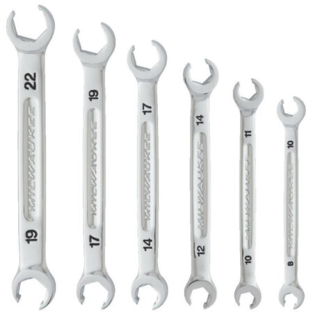 Milwaukee open ringsleutelset (6dlg)