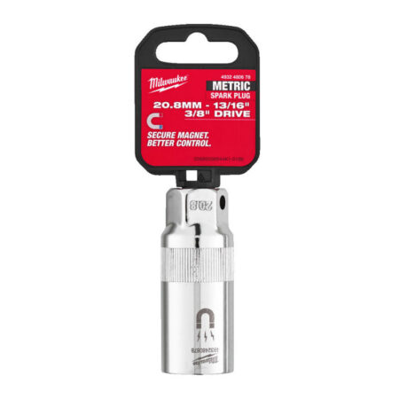 Milwaukee 3/8" bougiedop 20.8mm magn.