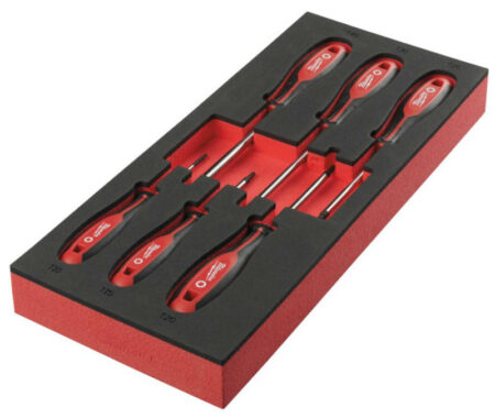 Milwaukee 6-dlg Torx-2 schroevendraaier