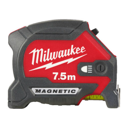 Milwaukee rolbandmaat 7.5 mtr LED lamp