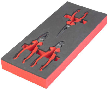 Milwaukee Foam inlay tangenset  (3-dlg)