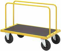 Platenkar met 2 verstelbare beugels en