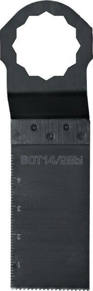 Oscilerend Bi-M invalzaagblad 28x50mm