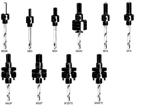 Houder voor gatzaag type 2 M45P