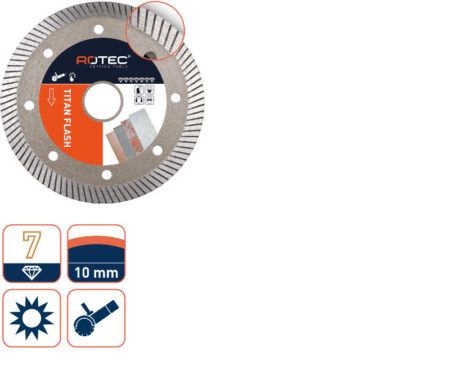 Diamantzaag Titan Flash 125x22,2