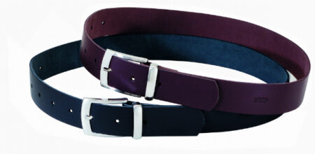 Lederen riem bruin 1-pins B:40mm  L95