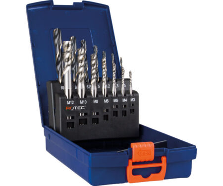 14 dlg. machinetap+precisieboren M3-M12