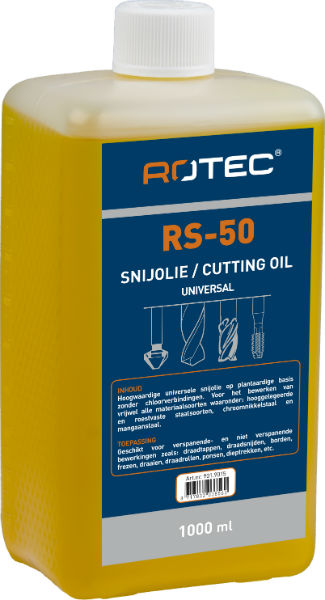 RS-50 universeel snijolie flacon 1Ltr.