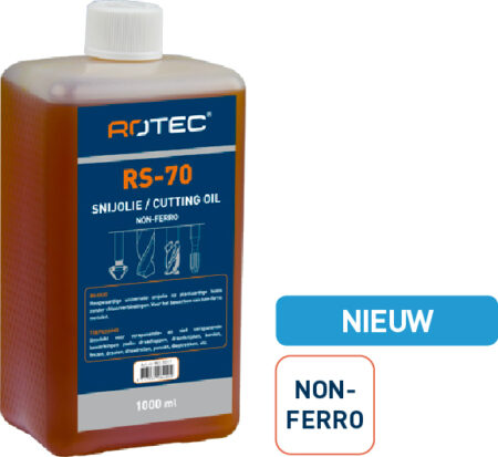 RS-70 NON-FERRO snijolie flacon a 1Ltr.