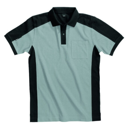 FHB polo shirt grijs-zwart mt.XS