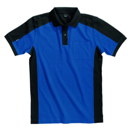 FHB polo shirt koningsblauw-zwart mt.XL