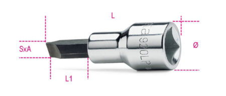 Beta schroevendraaierdop 1/2" 920LP