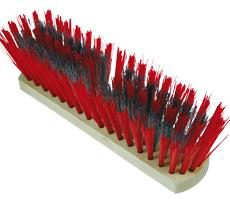 Onkruidbezem rood/staal incl steel