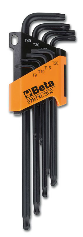 Beta haakse stiftsleutelset Torx 97 BTXL