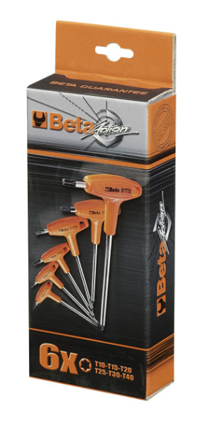 Beta haakse stiftsleutelset Torx 97 TTX