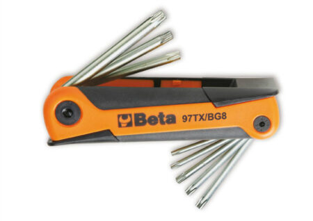 Beta haakse stiftsleutelset Torx 97 TX