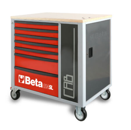 Beta werkbank C24SL-CAB Rood