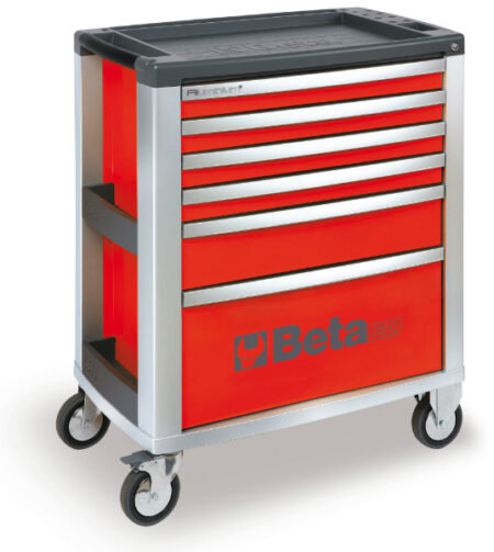 Beta gereedschapswagen C39/6 Rood