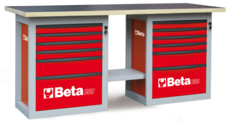 Beta werkbank C59B Rood