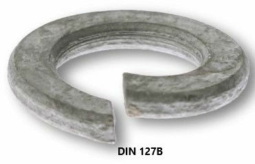 Veerringen thvz DIN 127 B M10