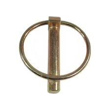 Borgpen met ring geel D11,0mm.