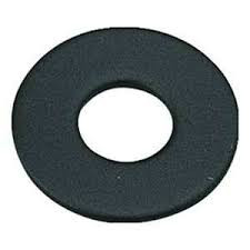 Sluitringen M-6 DIN125- 1A zwart pas.