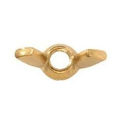 Vleugelmoer M10 messing DIN 315