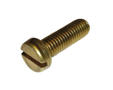 Metaalschroef CK messing M6x10 DIN 84