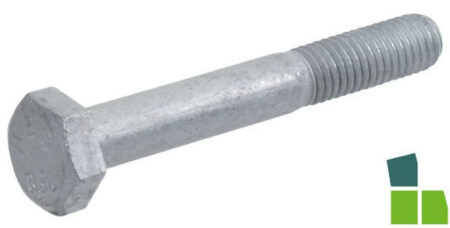 Zeskantbout M20x160 thvz.ISO DIN931