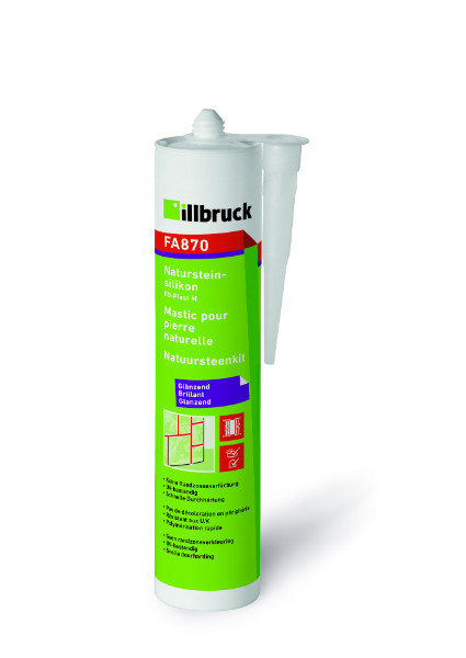 Siliconenkit natuursteen wit FA 870