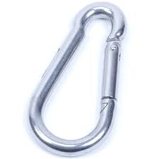 Karabijnhaak 70x7mm. elvz.