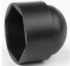 Siermoerkap zwart M-6 rond