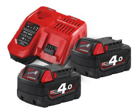 Milwaukee powerpack 2x M18 4,0Ah Li-ion