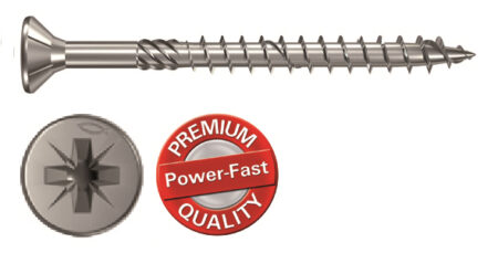 Power fast schroef PK RVS A2 6,0x140