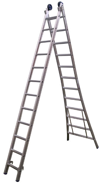 Reform-/opsteekladder 2x18 Super PRO